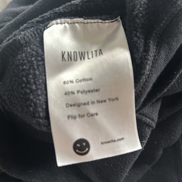 Nolita X Saks black sweatshirt. - Picture 4 of 4